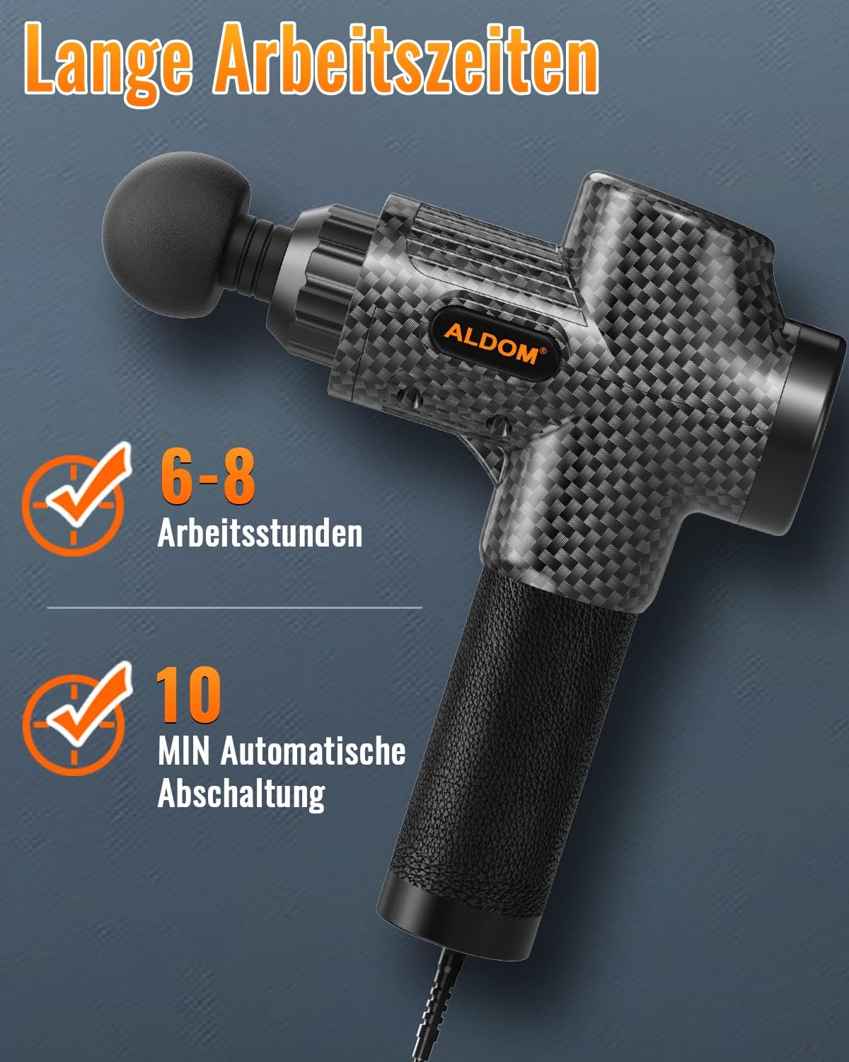 Massage gun for deep relaxation