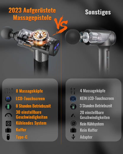 Massage gun for deep relaxation