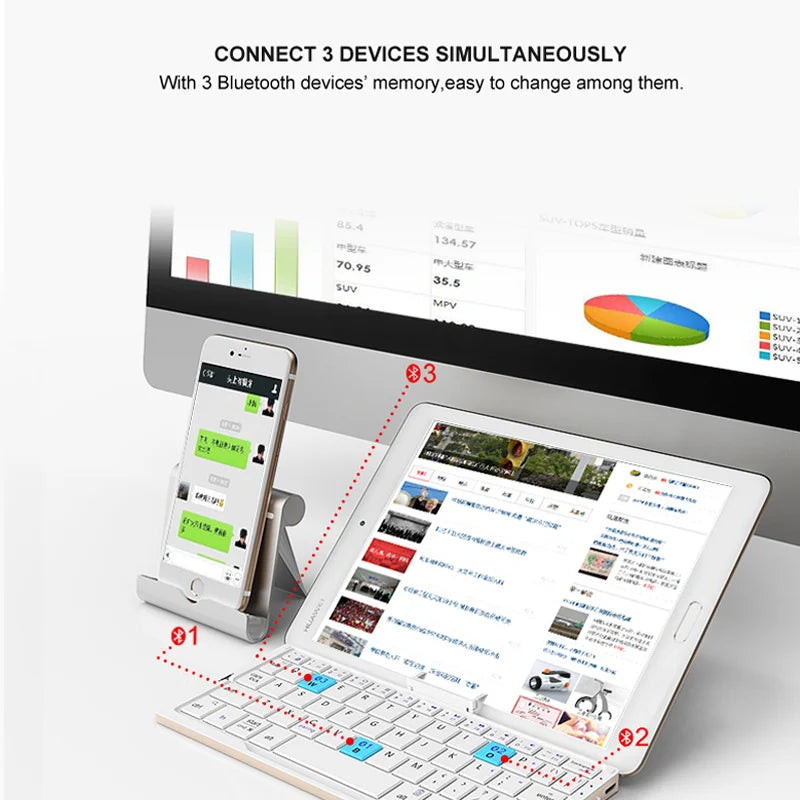 BOW Compact Folding Keyboard TM